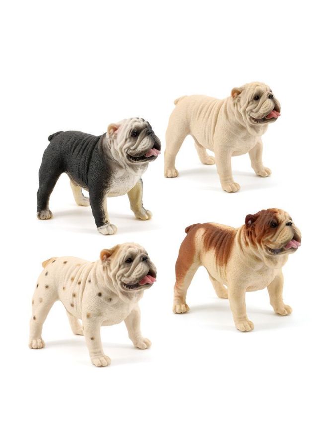 Realistic Solid Static Plastic Animal Models Children's Toys Pet Bull Dogs Early Education Animal Models-Color:PL127-1087 Bulldogs - Image 3